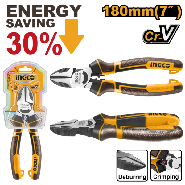 Ingco High Leverage Diagonal Cutting Pliers [HHLDCP28180]