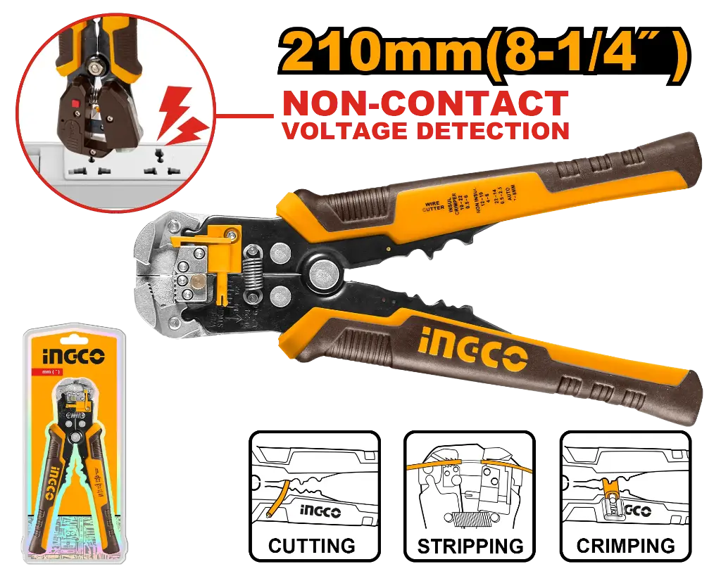 Ingco Intelligent Voltage-Detecting Stripper [HWSP102429]