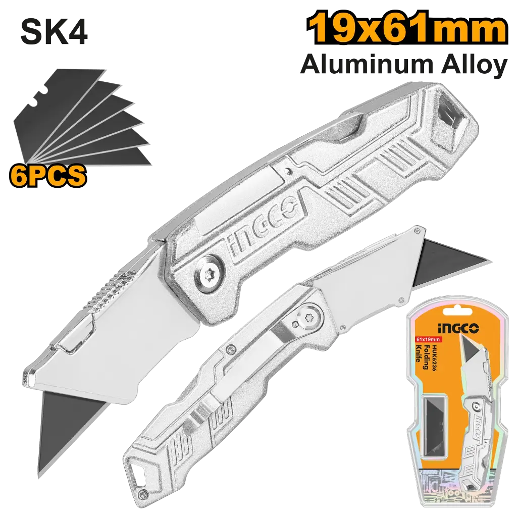 Ingco Folding Knife [HUK6236]
