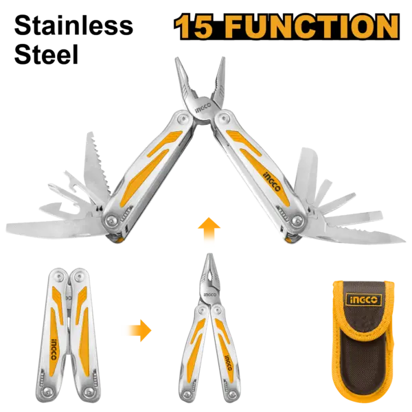 Ingco Foldable Multi-Function Tool [HFMFT0115]