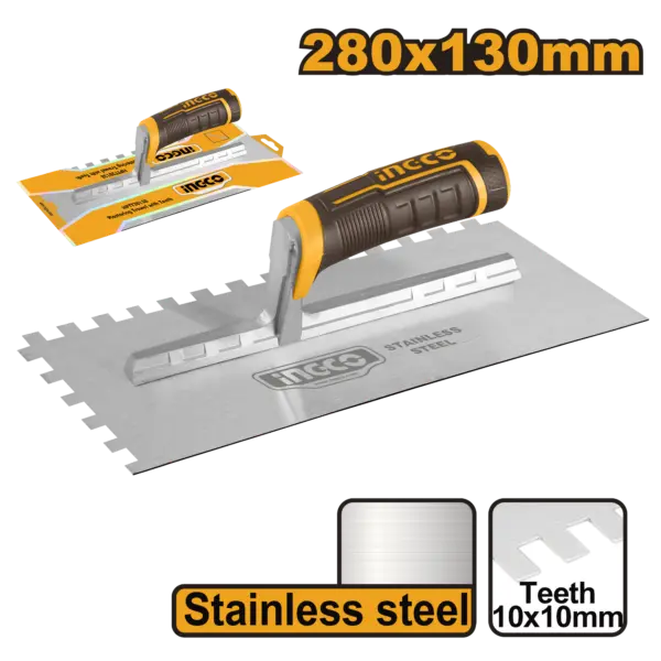 Ingco Plastering Trowel With Teeth [HPTT28138]