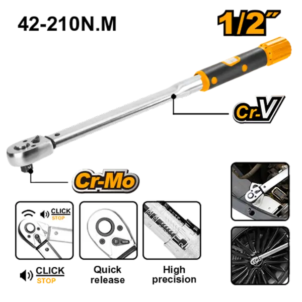 [HPTW200N1] Ingco Torque Wrench [HPTW200N1]