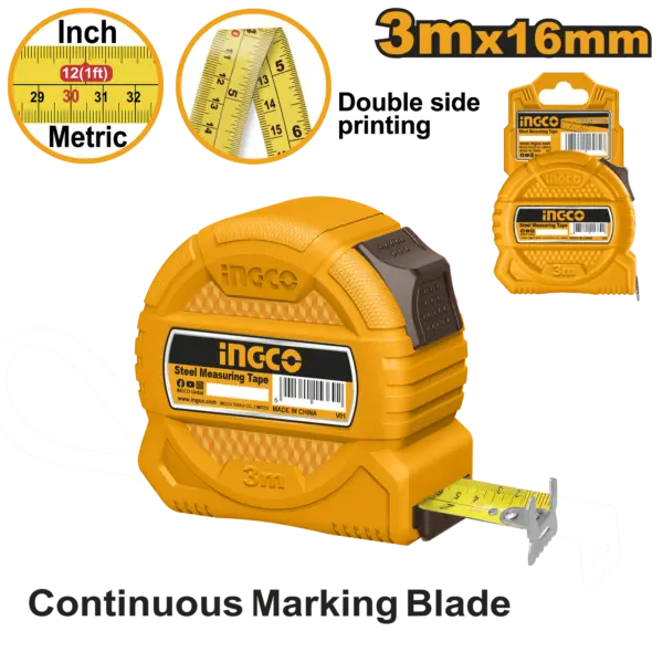 Ingco Steel Measuring Tape [HSMT39316]
