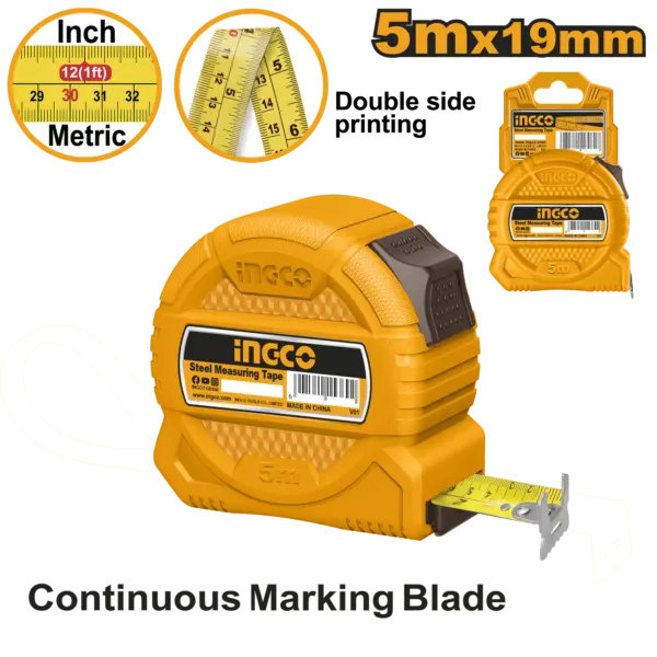 Ingco Steel Measuring Tape [HSMT39519]
