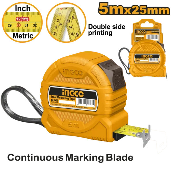[HSMT39525] Ingco Steel Measuring Tape [HSMT39525]