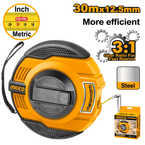 Ingco Steel Measuring Tape [HSMT8430]
