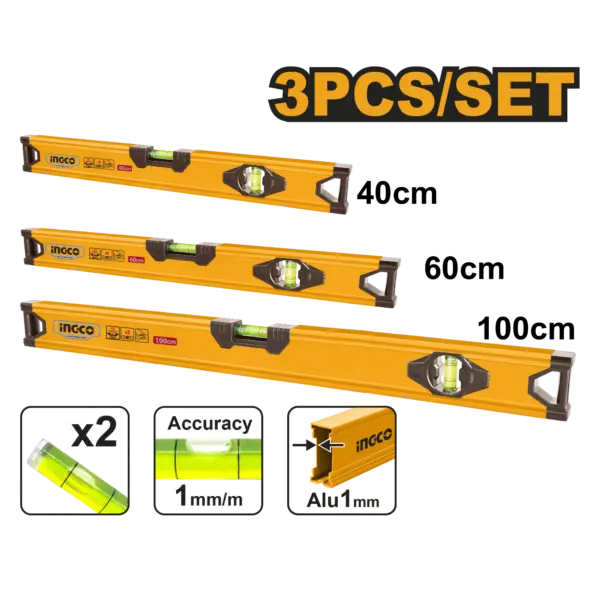 Ingco Spirit Level Set [HSL10403]