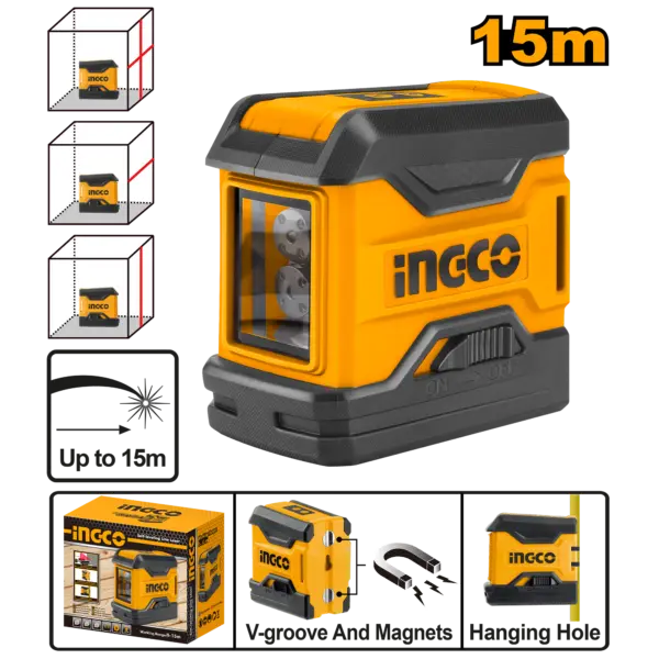 Ingco Self-Leveling Line Laser [HLL156508]