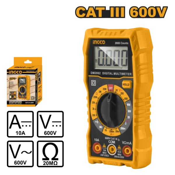 Ingco Digital Multimeter [DM2002]