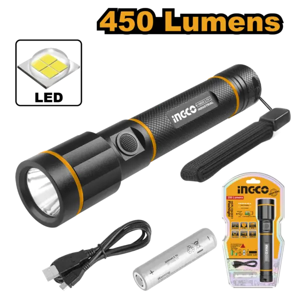 Ingco Flashlight [HCFL1865051]