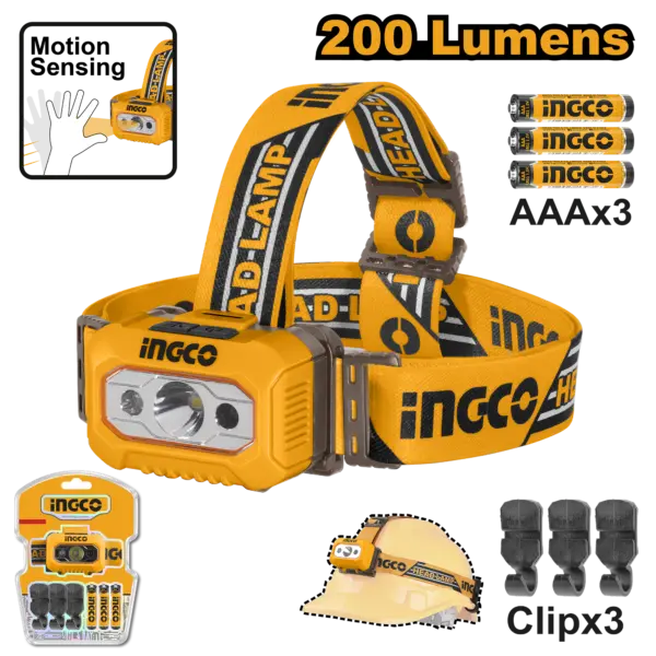 Ingco Headlamp [HHL013AAA8]