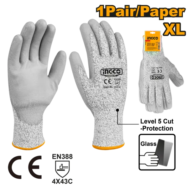 Ingco Cut-Resistance Gloves [HGCG02-XL]