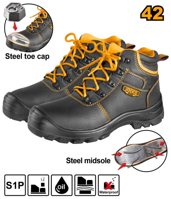 Ingco Safety Boots [SSH04S1P.42]