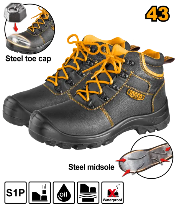 Ingco Safety Boots [SSH04S1P.43]
