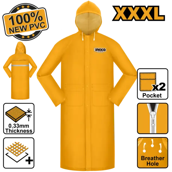 Ingco Rain Coat [HRCTL031.XXXL]