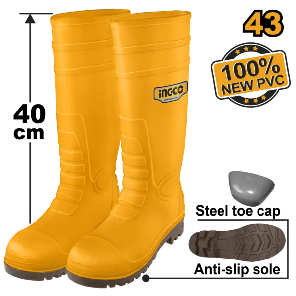 Ingco Safety Boots [SSH092SB.43]