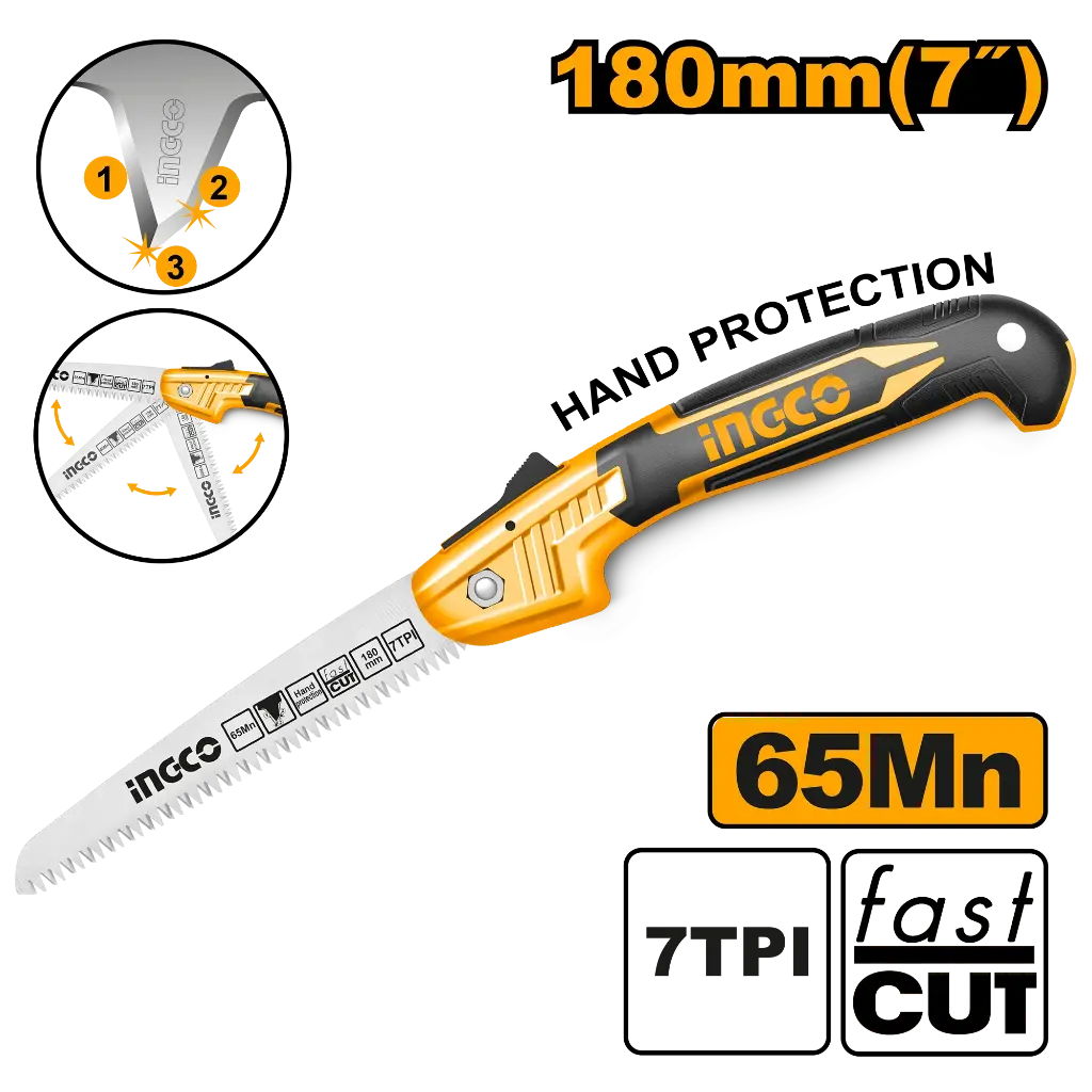 Ingco Folding Saw [HFSW18028C]