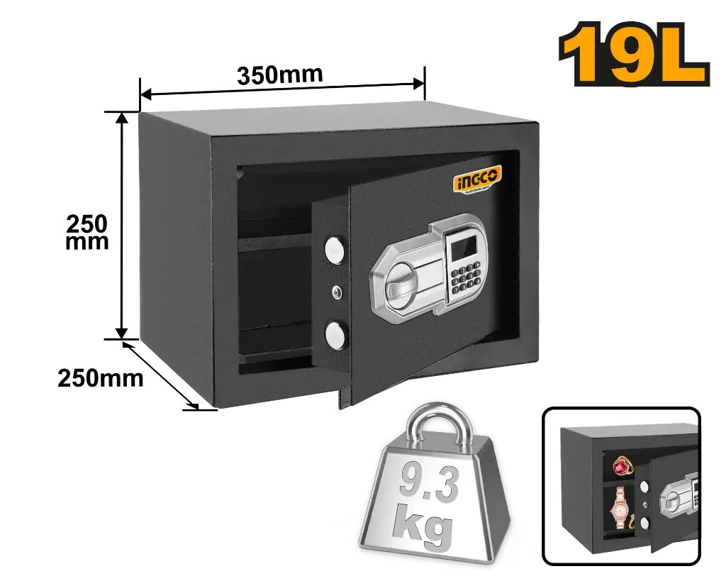 Ingco Electronic Safe [ESF2502]
