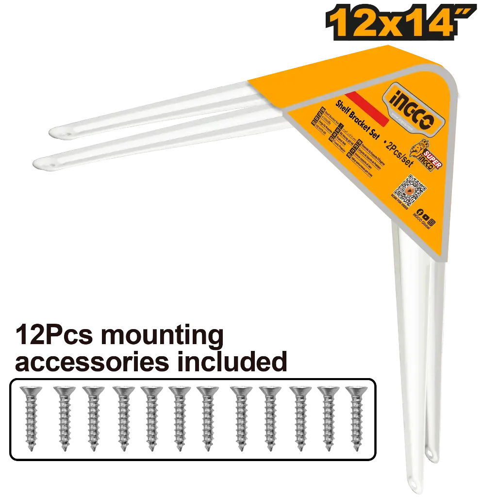 Ingco Shelf Bracket Set [HSB11214]