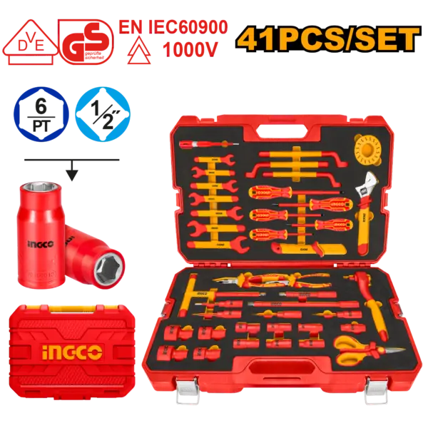 Ingco 41Pcs Insulated Hand Tools Set [HKITH4101]