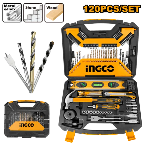 Ingco 120 Pcs Accessories Set - P5 [HKTAC011201]
