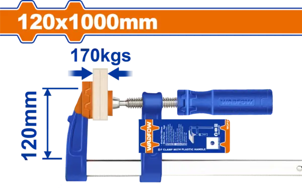 [WCP2125] Wadfow F Clamp With Plastic Handle [WCP2125]