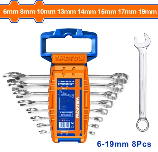 Wadfow Combination Spanner Set [WSP1208]