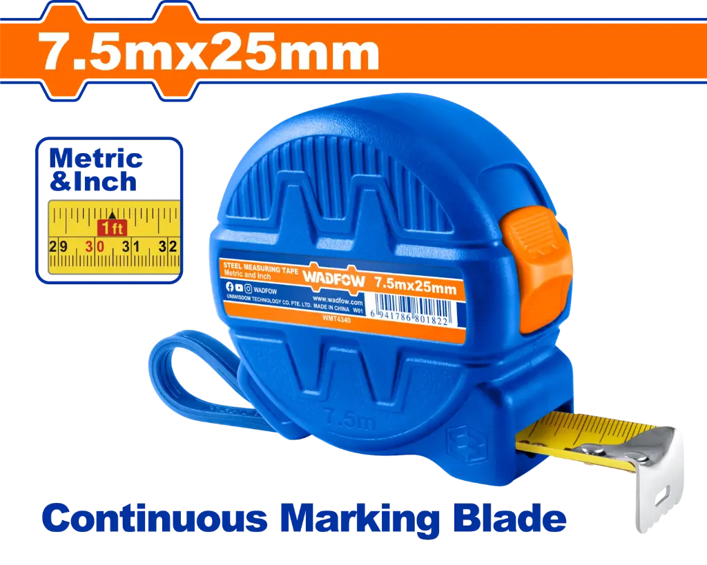 Wadfow Steel Measuring Tape [WMT4340]