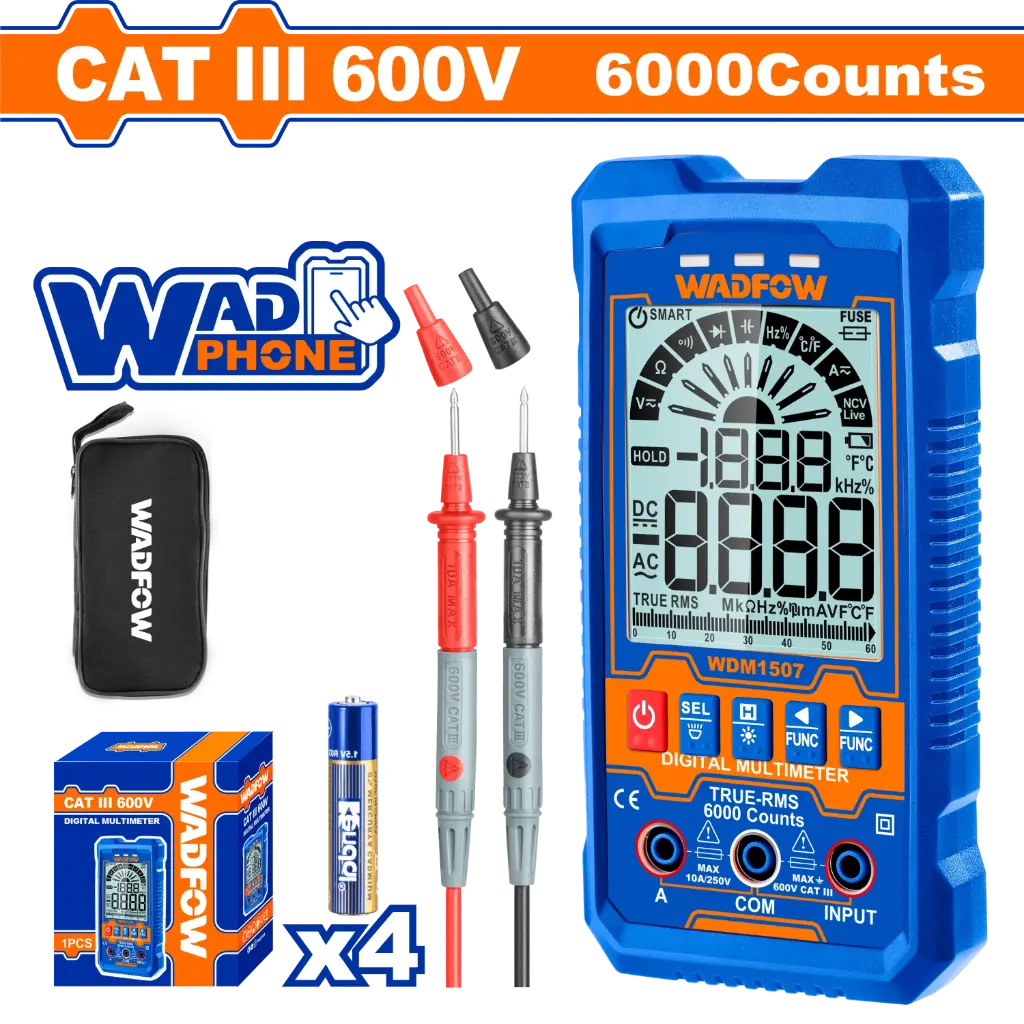 Wadfow Digital Multimeter [WDM1507]
