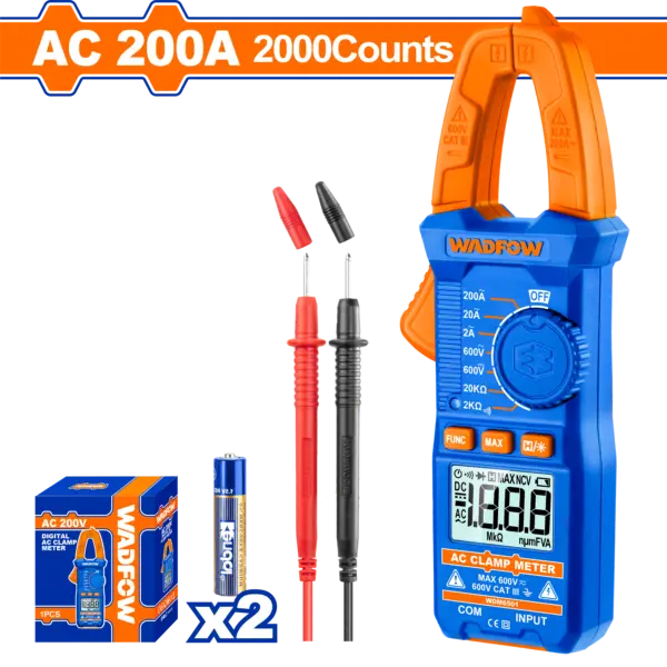 Wadfow Digital Ac Clamp Meter [WDM6501]
