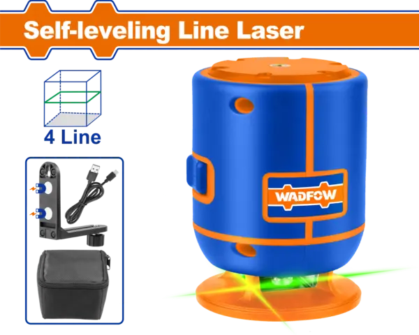 Wadfow Self-Leveling Line Laser(Green Laser Beams) [WLE1M04]