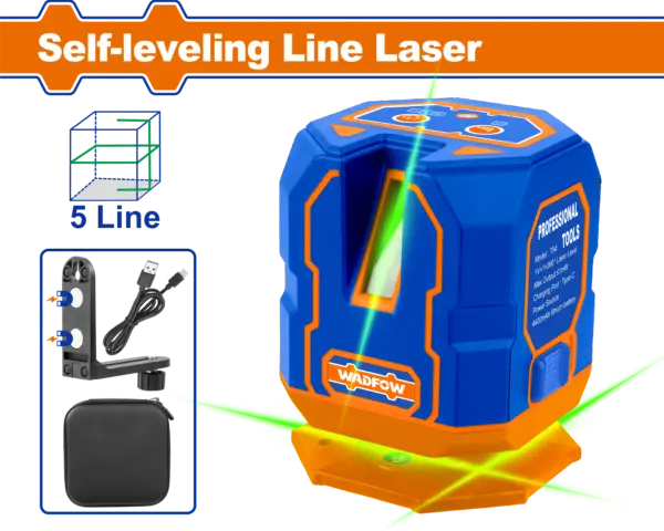Wadfow Self-Leveling Line Laser(Green Laser Beams) [WLE1M05]