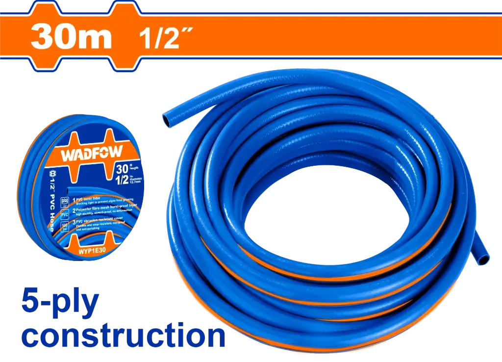 Wadfow 1/2" Pvc Hose [WYP1E30]