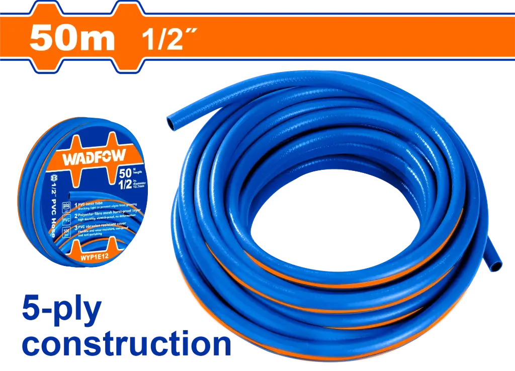 Wadfow 1/2" Pvc Hose [WYP1E12]