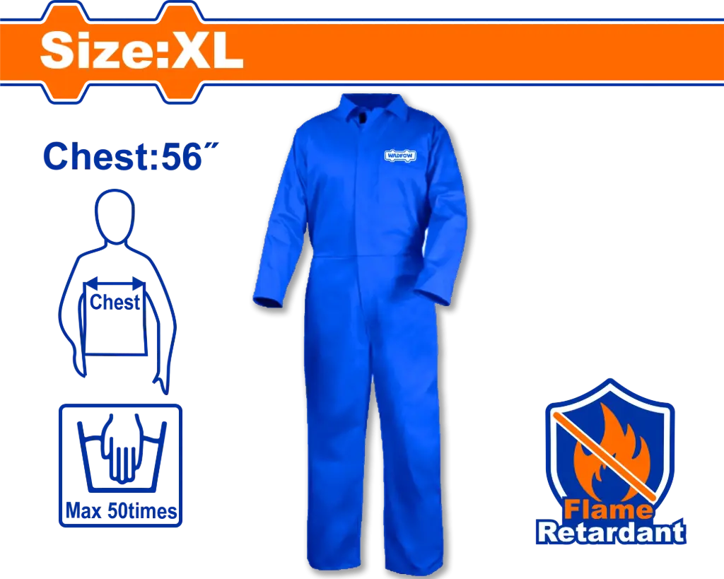 Wadfow Flame-Retardant Coverall [WAU0102.XL]