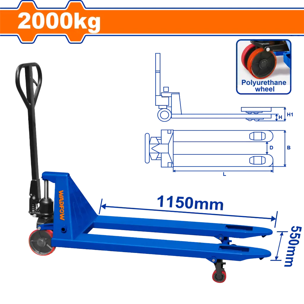 Wadfow Hand Pallet Truck [WNH1R20]