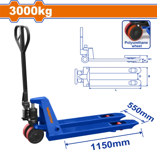 Wadfow Hand Pallet Truck [WNH1R30]