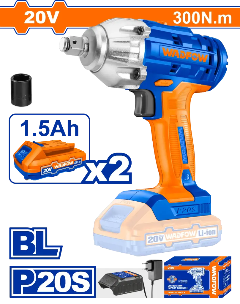 Wadfow Cordless Impact Wrench [WCD1512]
