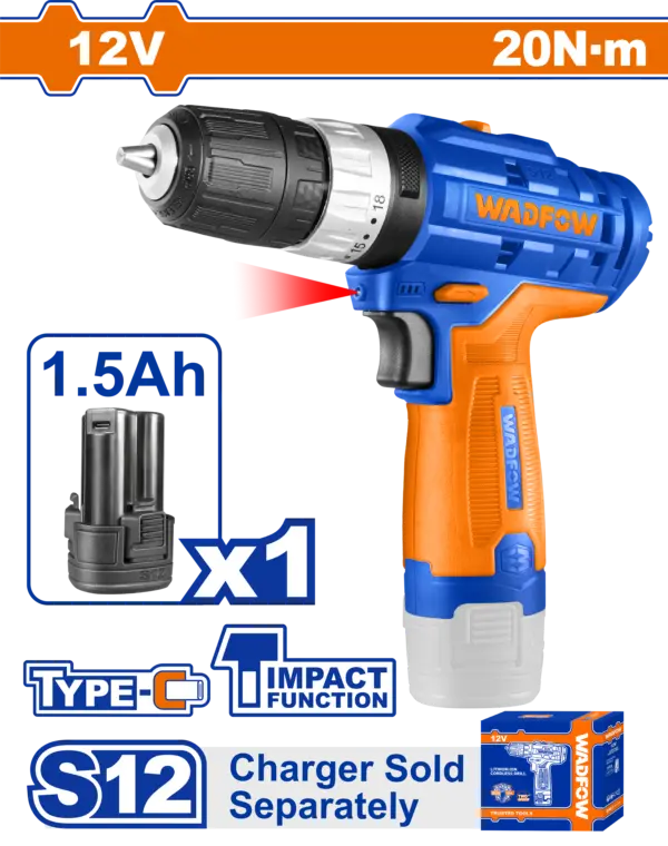 Wadfow Cordless Impact Drill [WCDS540]