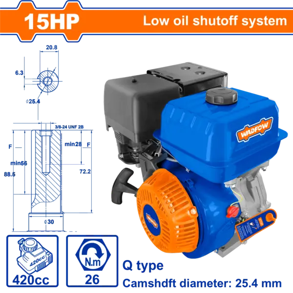 Wadfow Gasoline Engine [WGNAA190Q]