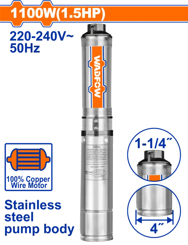 Wadfow 4" Deep Well Pump [WWPDA04]