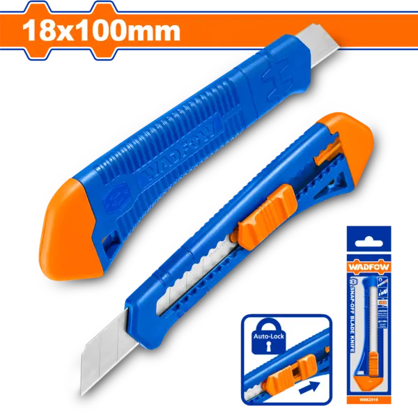 Wadfow Wadfow Snap-Off Blade Knife 18X100Mm - P20C280 [WSK2918]