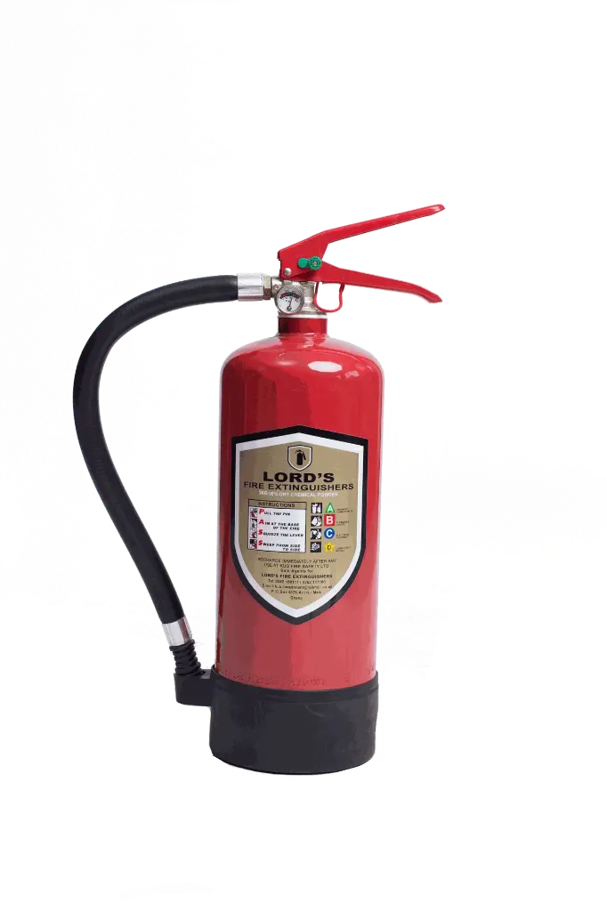 Lords 90% Dry Powder Fire Extinguisher 3Kg ( EN3-BSI EN615 Approved ISO 9001 Certified )