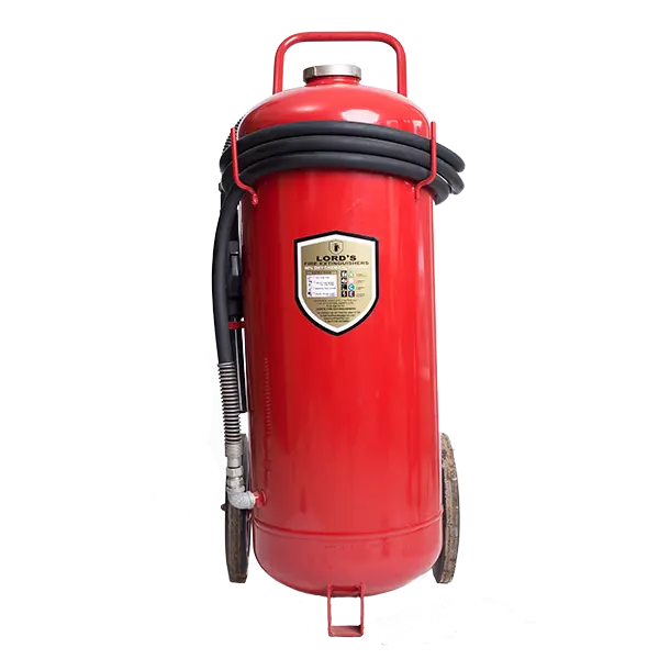 Lords 90% Dry Powder Trolley Fire Extinguisher 100Kg( EN615 Approved ISO 9001 Certified )