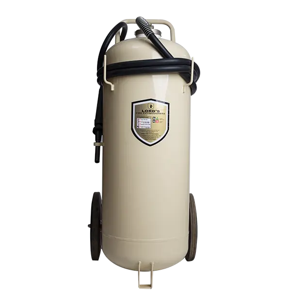Lords Foam Trolley  Fire Extinguisher 100Ltr UL 162 FM 5130 Fomtec BSI Approved(ISO 9001 Certified )