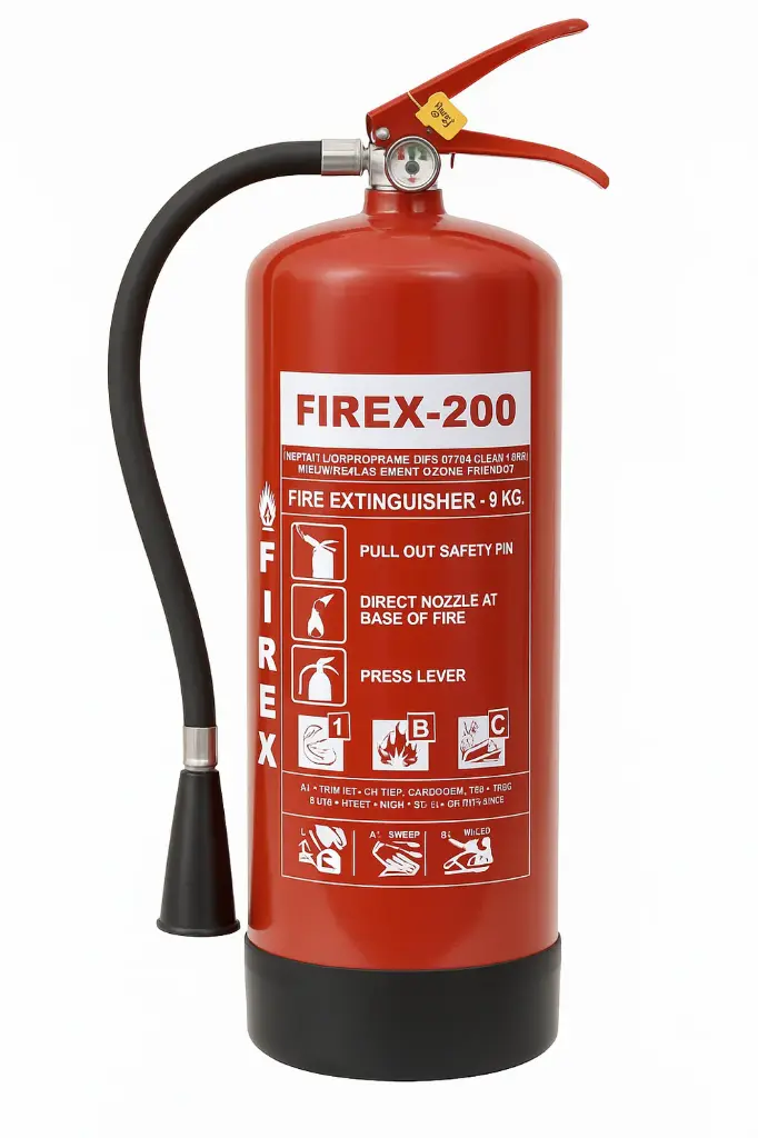 Firex FM-200 Fire Extinguisher 9Kg ( UAE Civil Defence Approved )