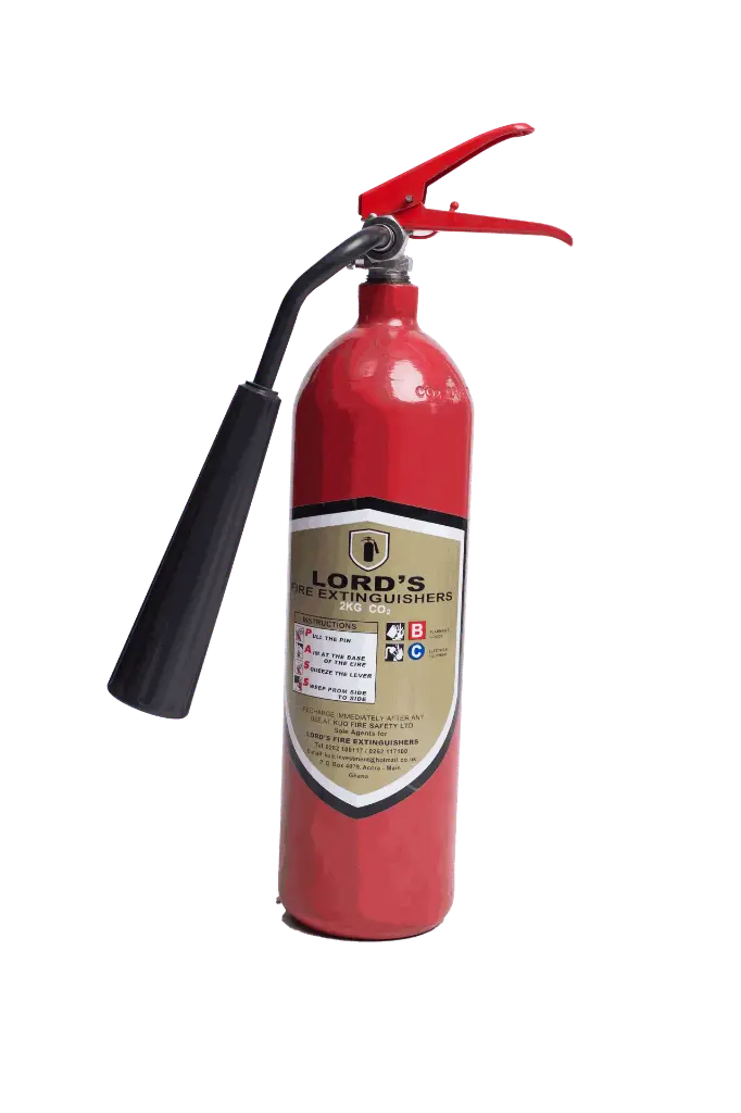 Lords Co2 Fire Extinguisher 2Kg ( EN3-BSI Approved ISO 9001 Certified )