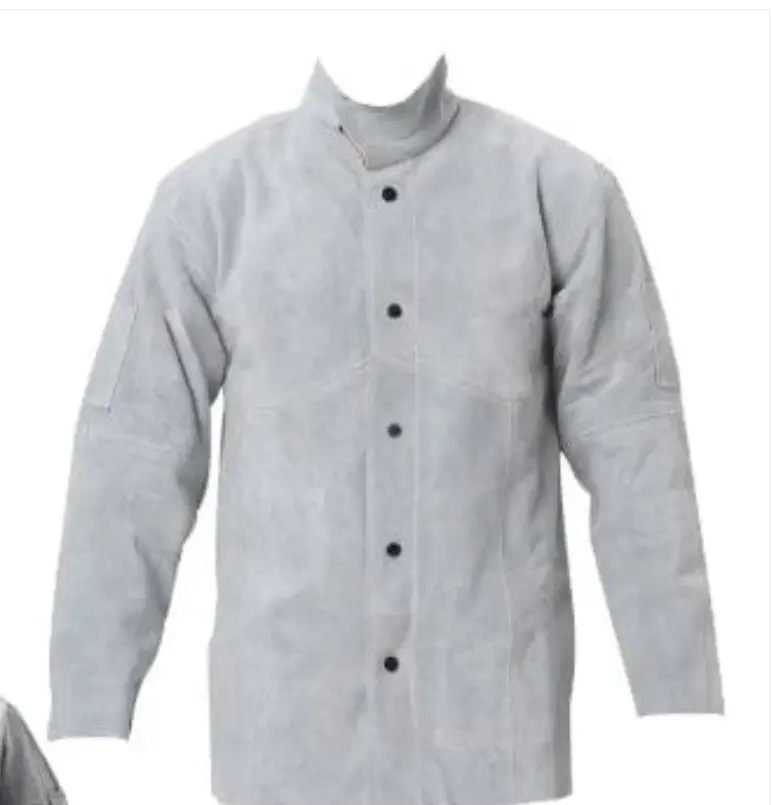 Invicto Jacket Welder Cowhide Natural Split Leather Xl Made In Pakistan