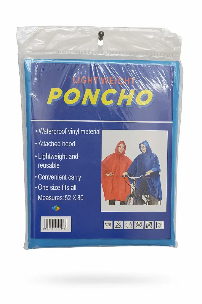 Disposable Rain Poncho 00160