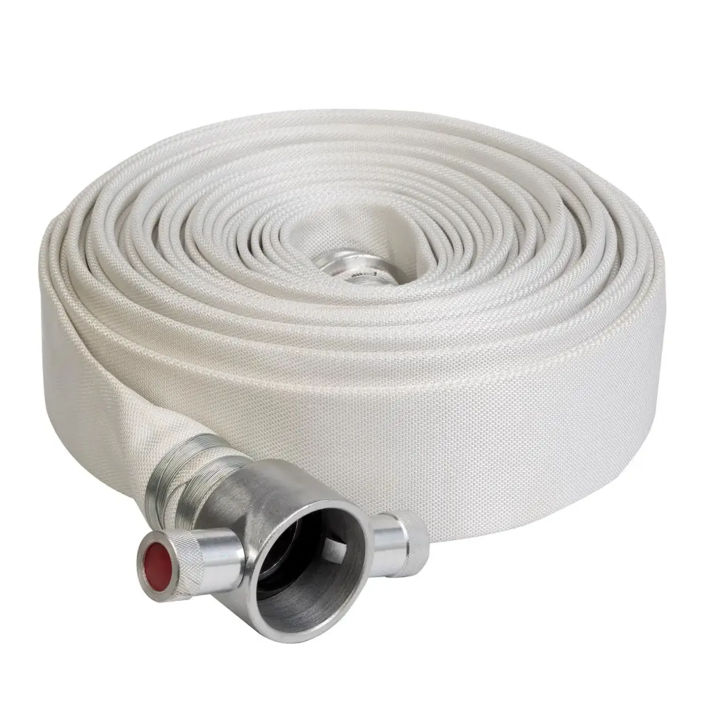 [FIR-07160] Zyfire Hydrant Hose White Color Ul&Fm Approved Sj 17Bar 2.5"